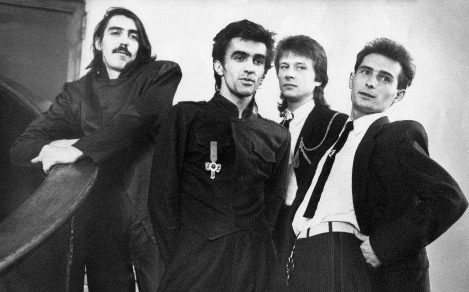  Группа Nautilus Pompilius на пике популярности, конец 1980-х годов