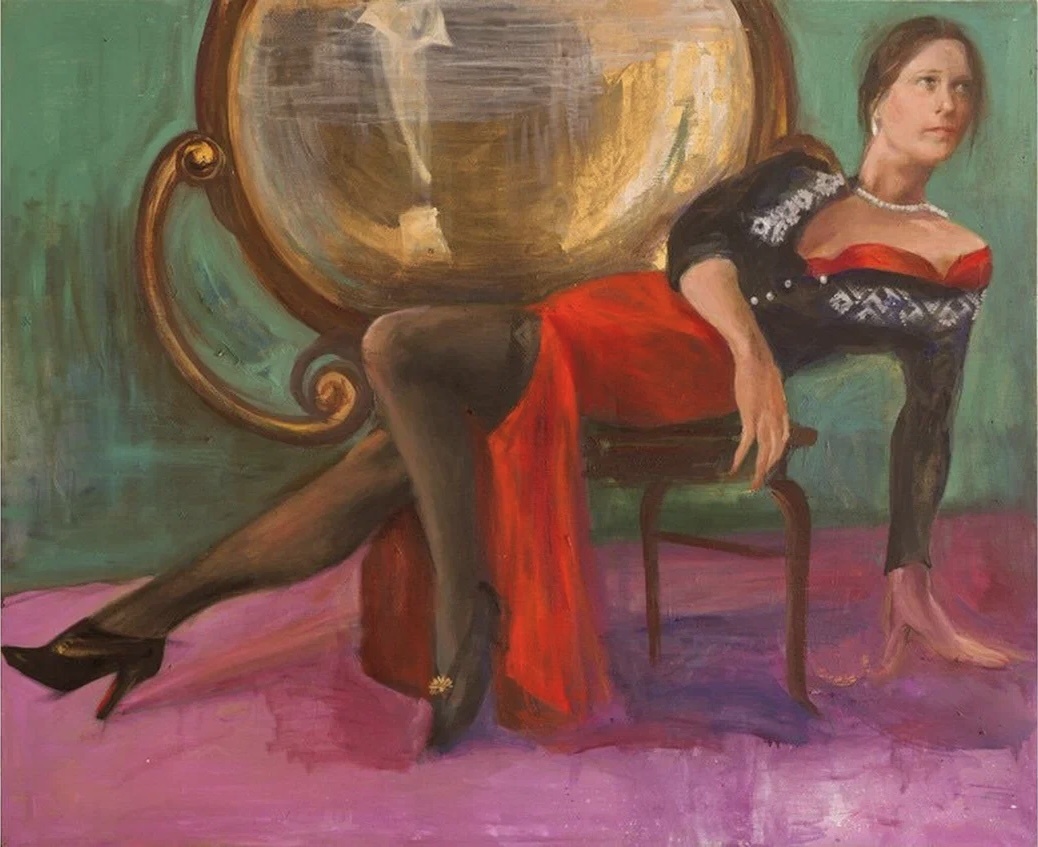 Белла Матвеева. «Башня», холст, масло, 2014