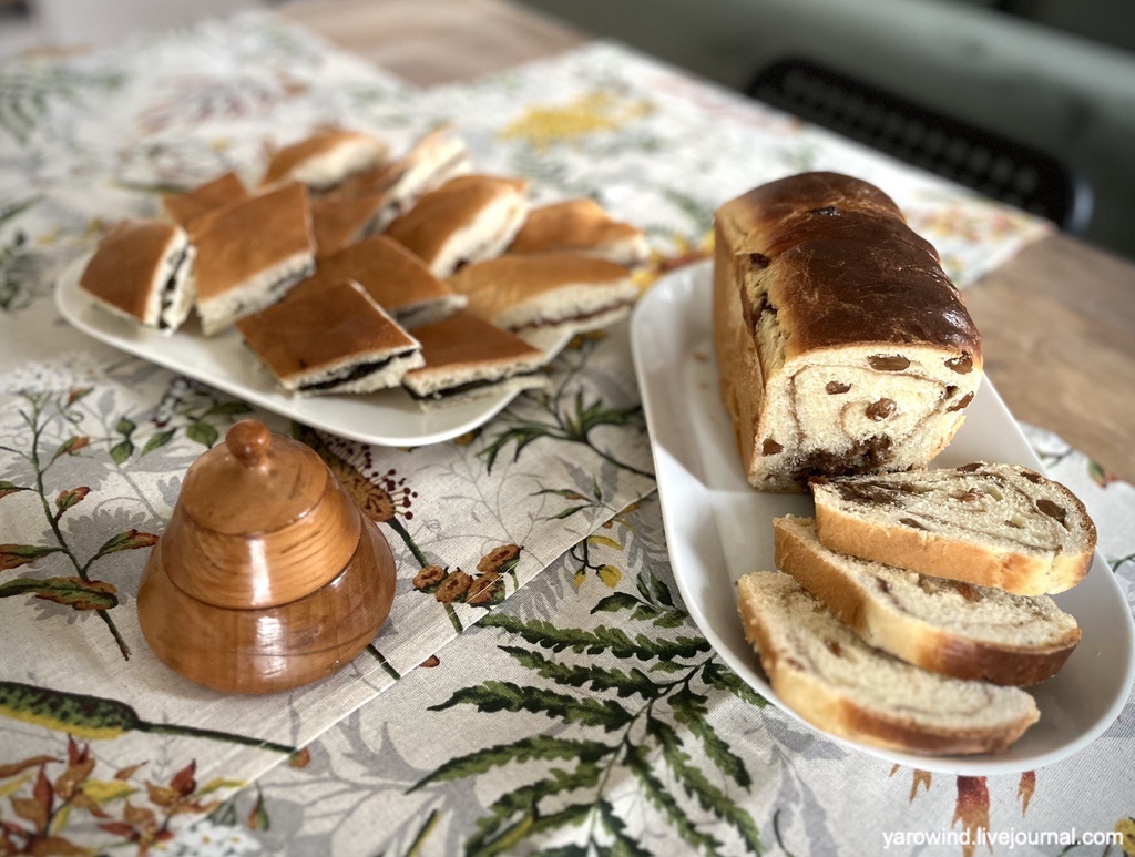 Воздушный хлеб с изюмом