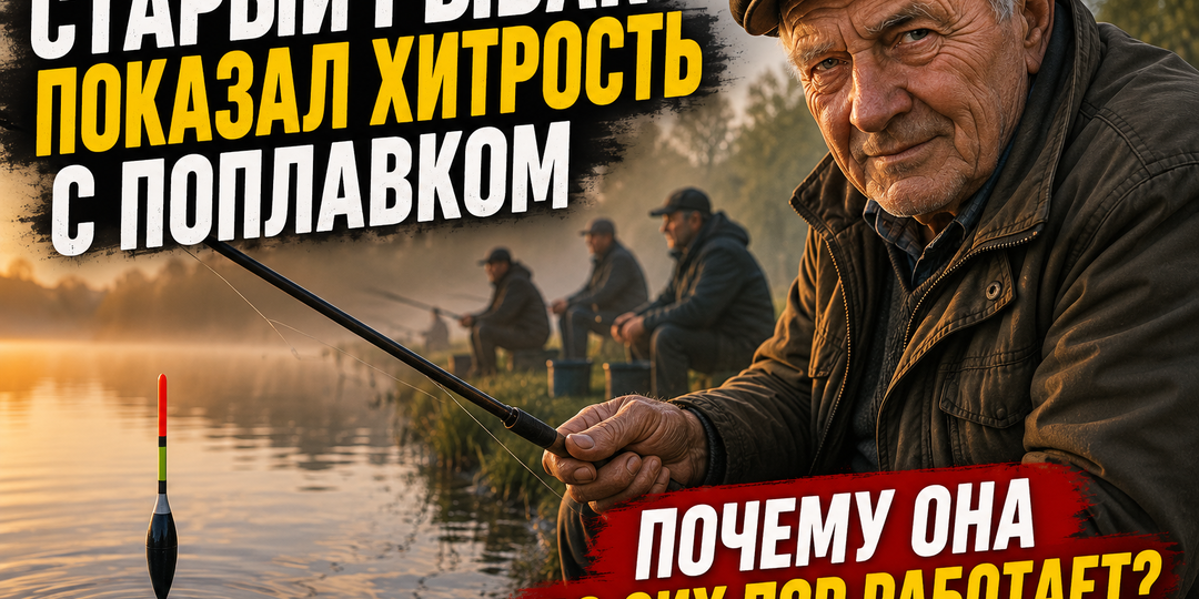 Старый рыбак показал хитрость с поплавком, которую сегодня почти никто не использует