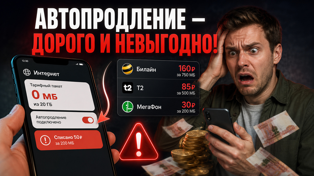 «Автопродление» от операторов: удобная функция или ловушка для клиентов?