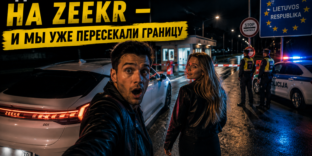 Одна ночная поездка на Zeekr — и мы уже пересекали границу
