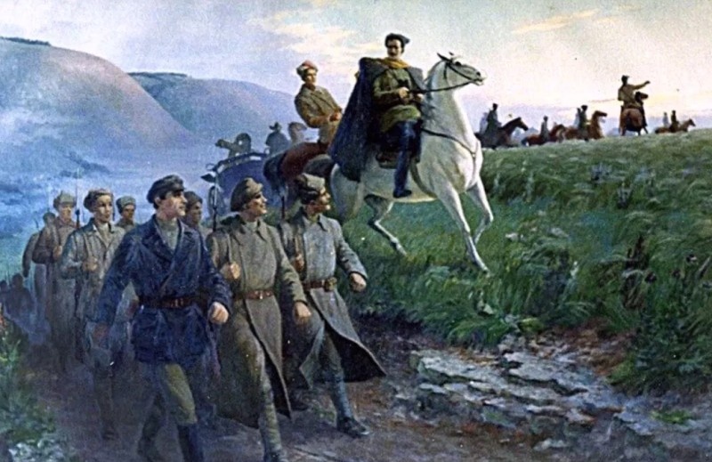 Чапаев и бойцы его дивизии.