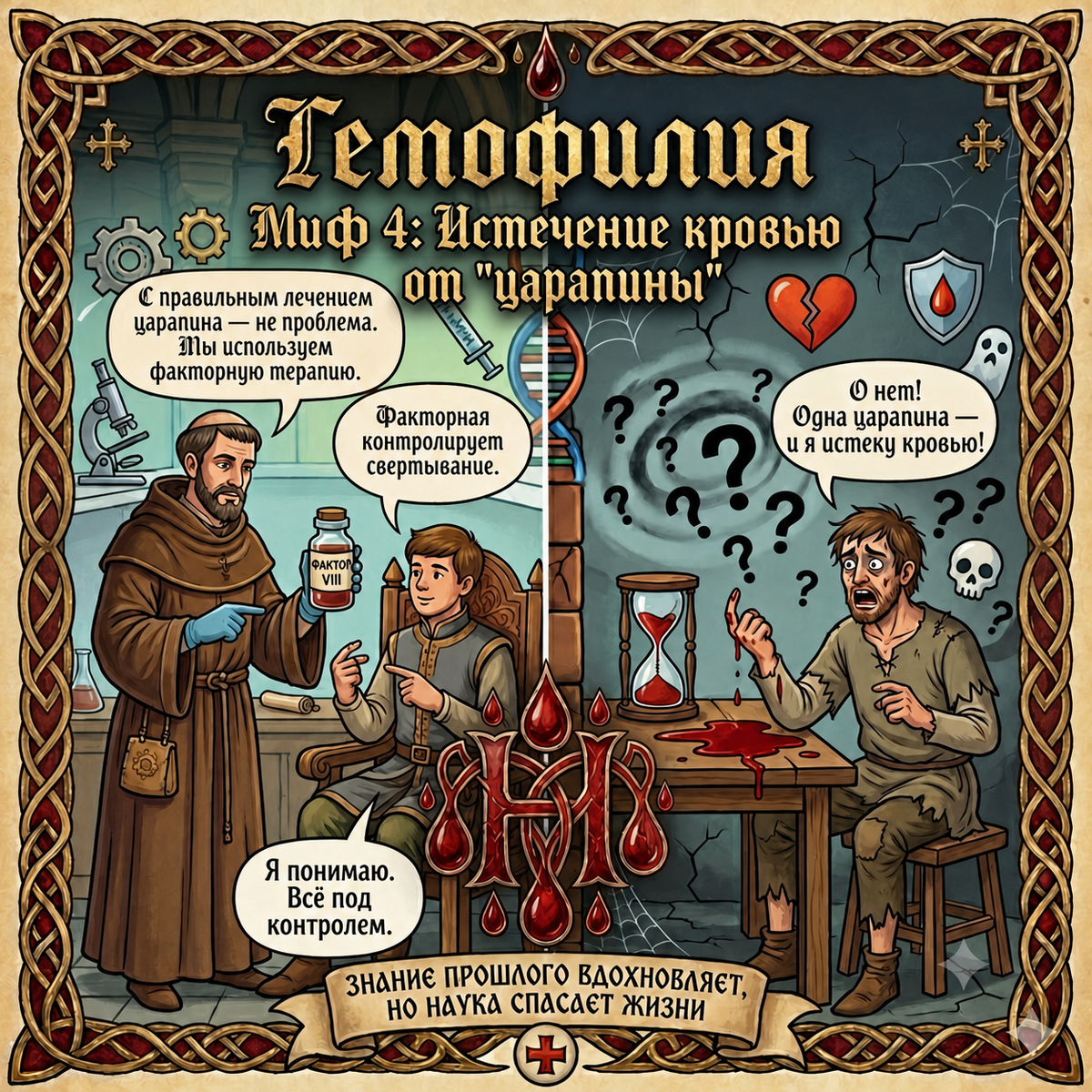 Гемофилия. Миф 4. Обложка