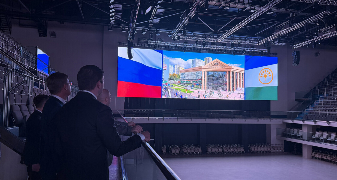 Светодиодный экран центра спортивной подготовки «Дворец борьбы»