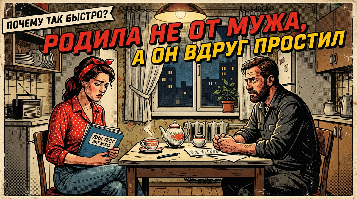 Родила не от мужа, а он простил
