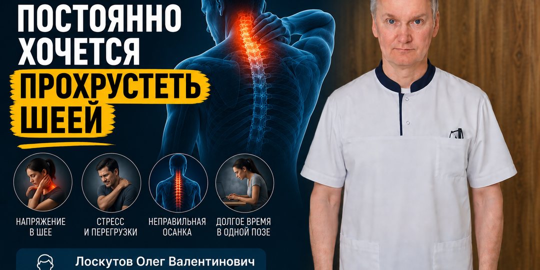 Почему постоянно хочется прохрустеть шеей?