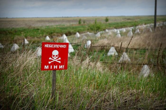 Минное поле на границе с Белоруссией. Фото © Оперативне командування «Захід» Сухопутних військ ЗС України