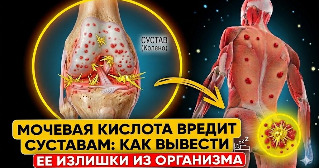 Мочевая кислота вредит суставам: как вывести ее излишки из организма