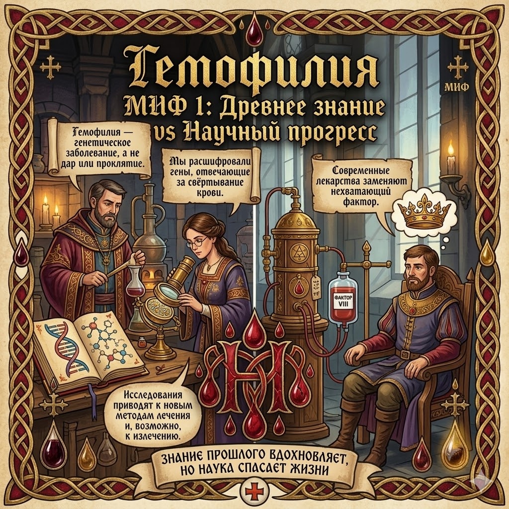 Гемофилия. Миф 1. Обложка