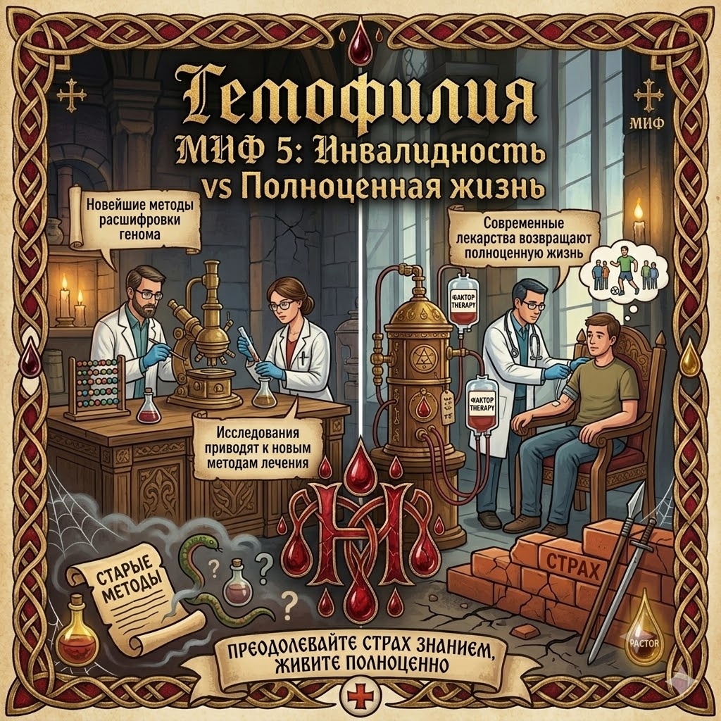 Гемофилия. Миф 5. Обложка