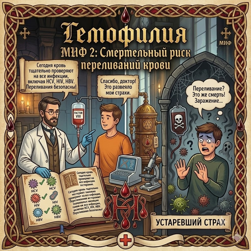 Гемофилия. Миф 2. Обложка