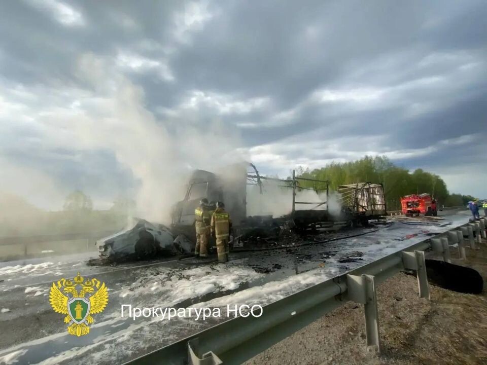    ДТП произошло на трассе Р-255 под Новосибирском. Источник: Прокуратура Новосибирской области