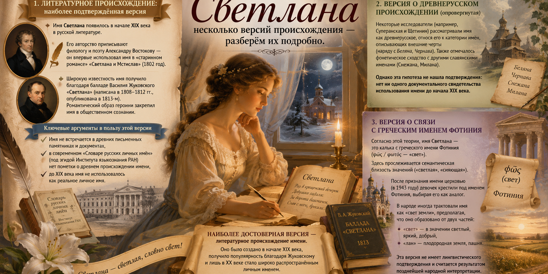 Что означает имя Светлана?