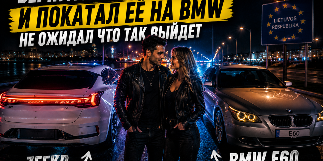 Вернулся из Литвы и посадил её в BMW. Не ожидал что всё так закончится