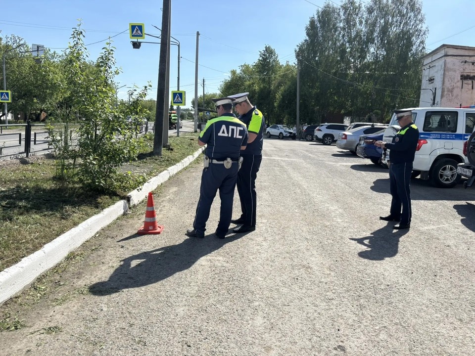    ДТП произошло на улице Трактовая. Фото: Госавтоинспекция Свердловской области