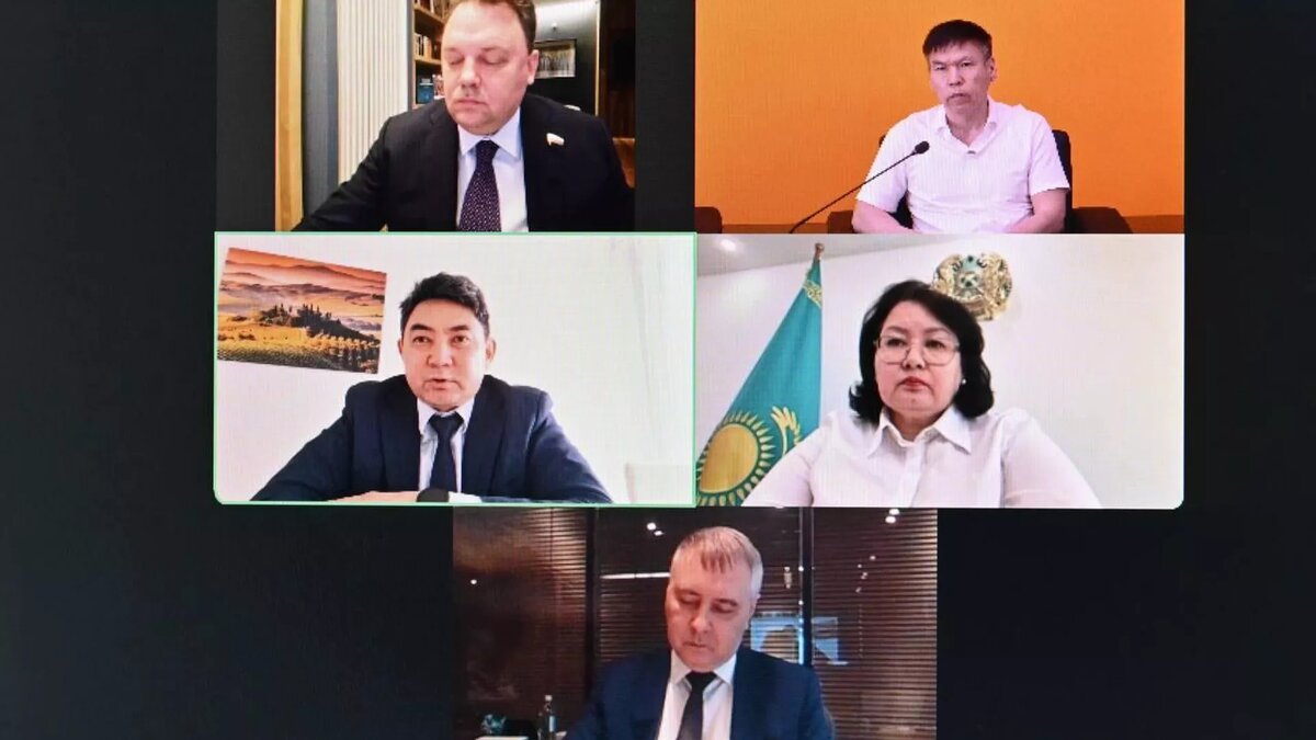 Видеомост "Антиконтрафакт-2026: Как бороться с подделками в цифровую эру"/© Sputnik / Санат Имангалиев