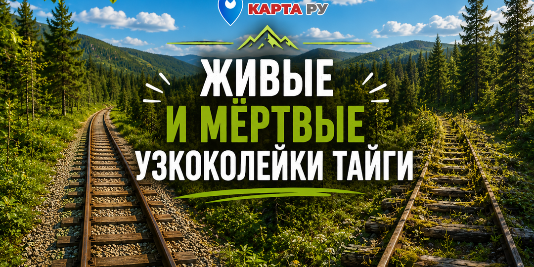 Живые и мёртвые узкоколейки тайги