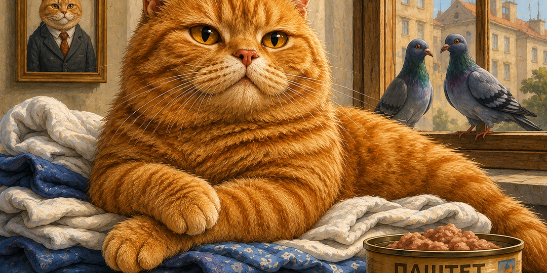 Сказка про кота Марселя, котрый не любил играть с лазерной указкой