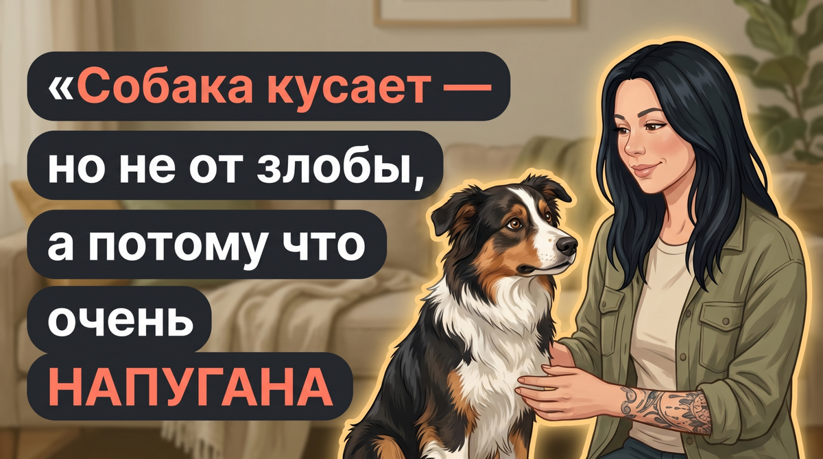    Напуганная собака кусает, чтобы защититься, а не из злобы. Анна Марковская