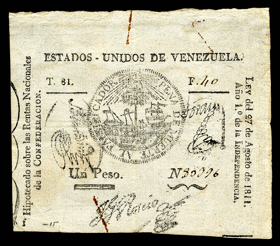 1 песо 1811 года.