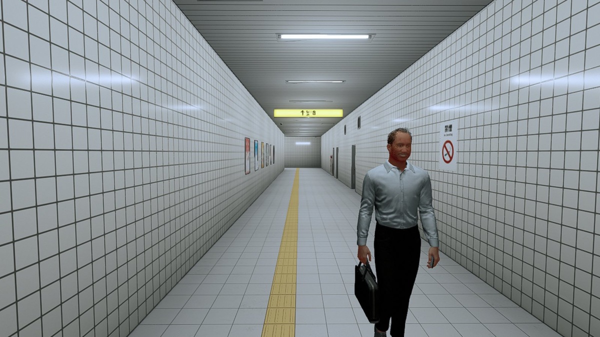 Скрин из игры “The Exit 8”.