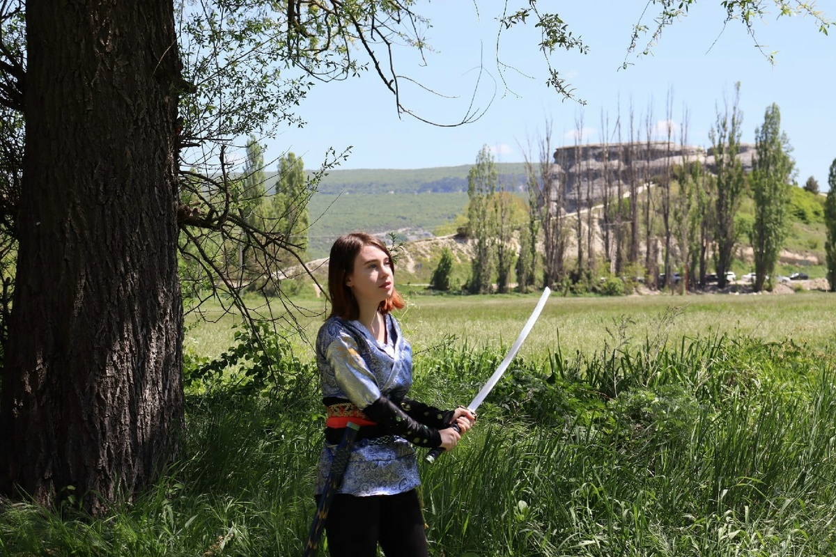 История косплея Ориби Каммпирр. Часть 77/Образы 2022 года часть 3: Персонаж: Самурай Кикиме Цурикая © Copyright: Ориби Каммпирр
