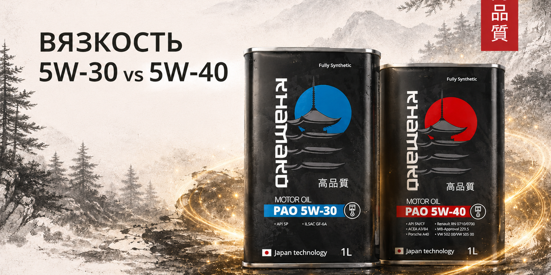Вязкость 5W-30 vs 5W-40: когда разница действительно важна