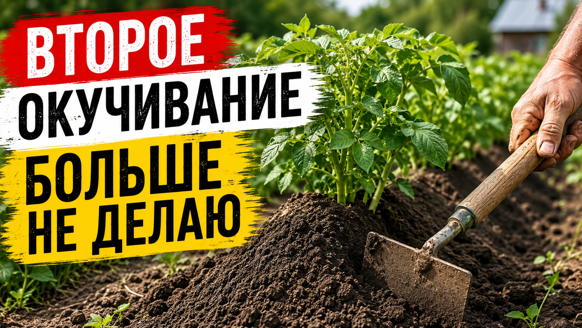 Второе окучивание больше не делаю