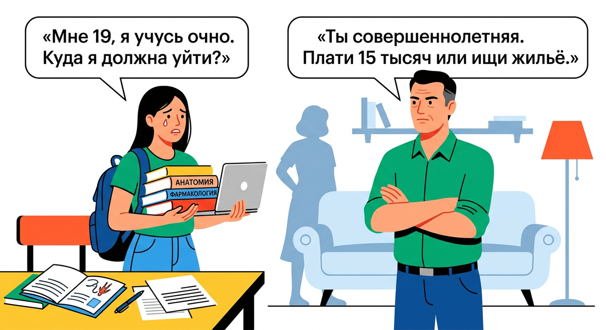 Муж два года помогал падчерице, а теперь требует 15 тысяч в месяц: "Я не обязан содержать чужого взрослого ребёнка"