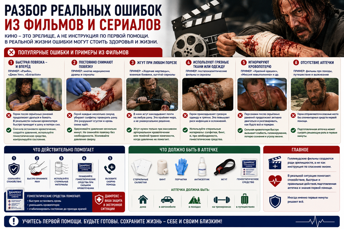 Разбор реальных ошибок из фильмов и сериалов