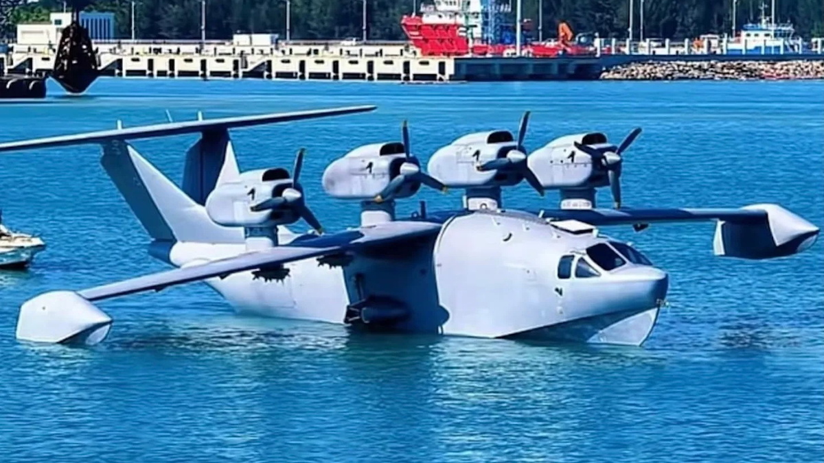 Китайский экраноплан, получивший прозвище «Бохайское морское чудовище»