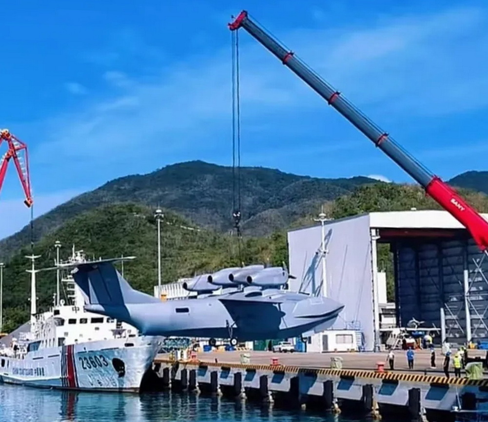 Китайский экраноплан, получивший прозвище «Бохайское морское чудовище»