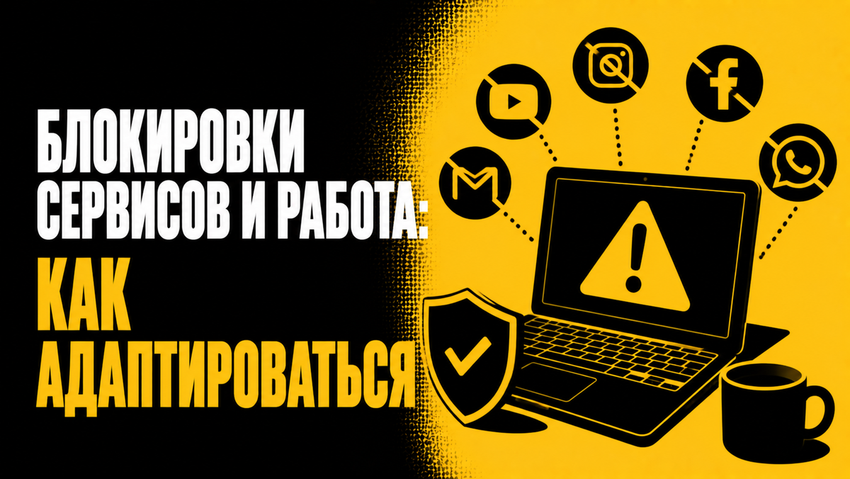 Блокировки сервисов и работа: как адаптироваться