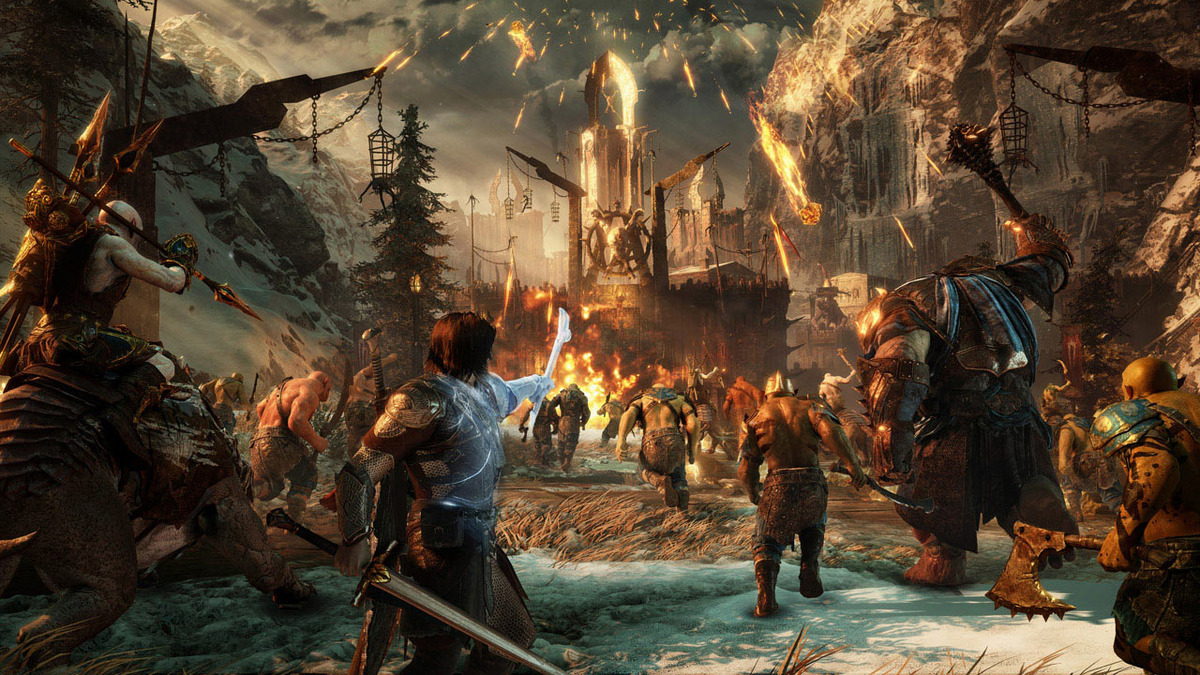 В Shadow of War масштабы сражений заметно выросли