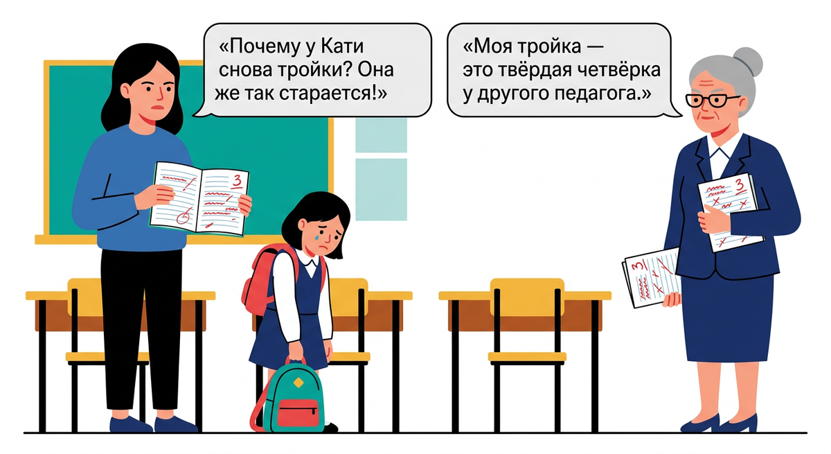 Учительница ставит моей дочери сплошные двойки и считает что делает благое дело - так будет лучше для всех. Но у ребенка совсем пропада мотивация учиться
