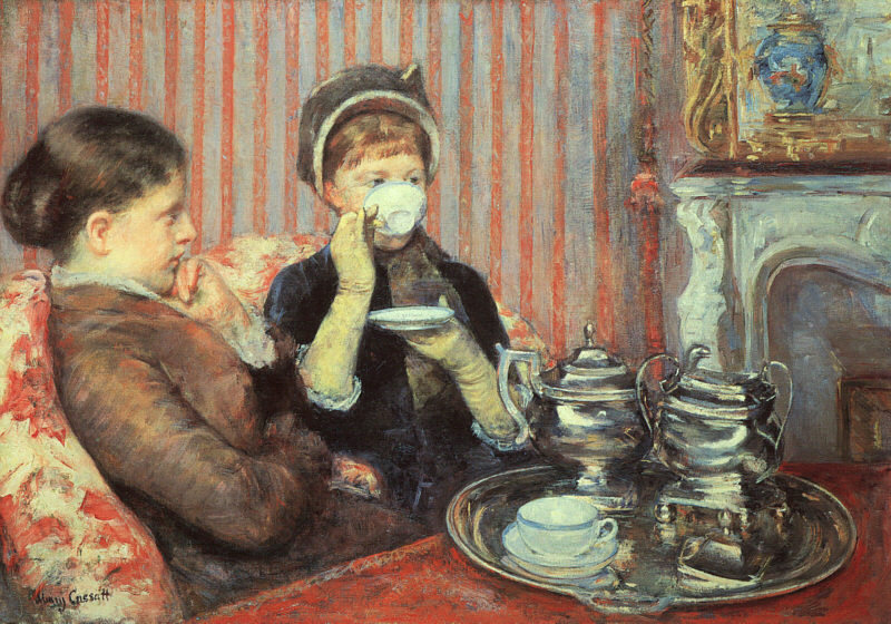 Мэри Кассат. Чай. 1880
