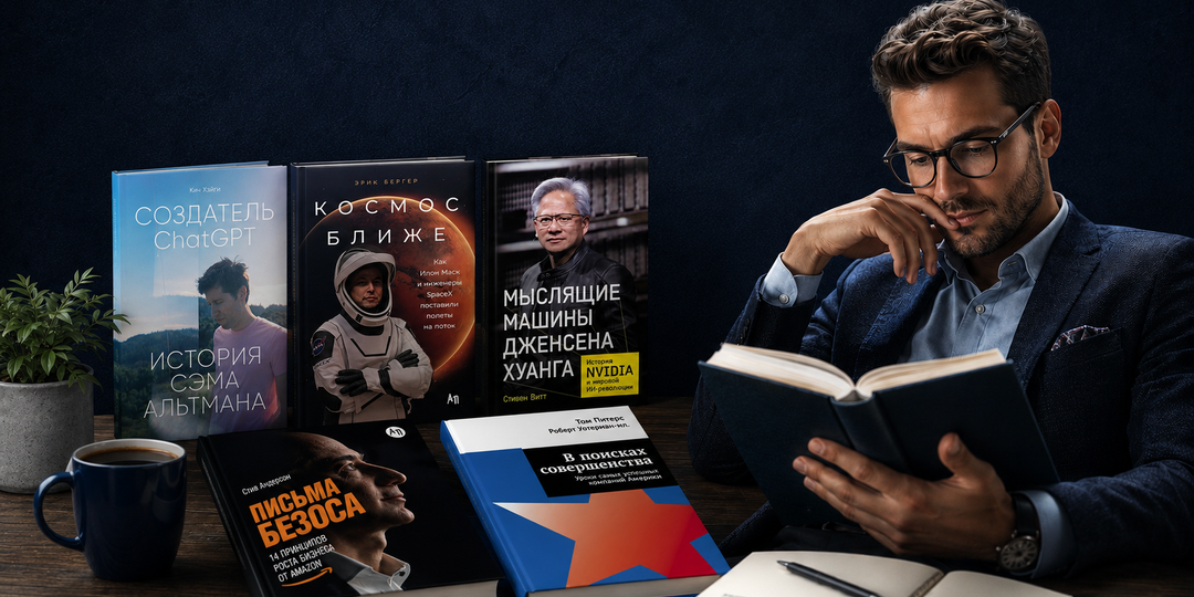 Что общего у Безоса, Маска и Хуанга? 7 книг о предпринимательстве