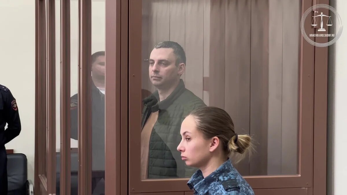    Сергей Власов в зале суда. Фото объединенной пресс-службы судов Краснодарского края