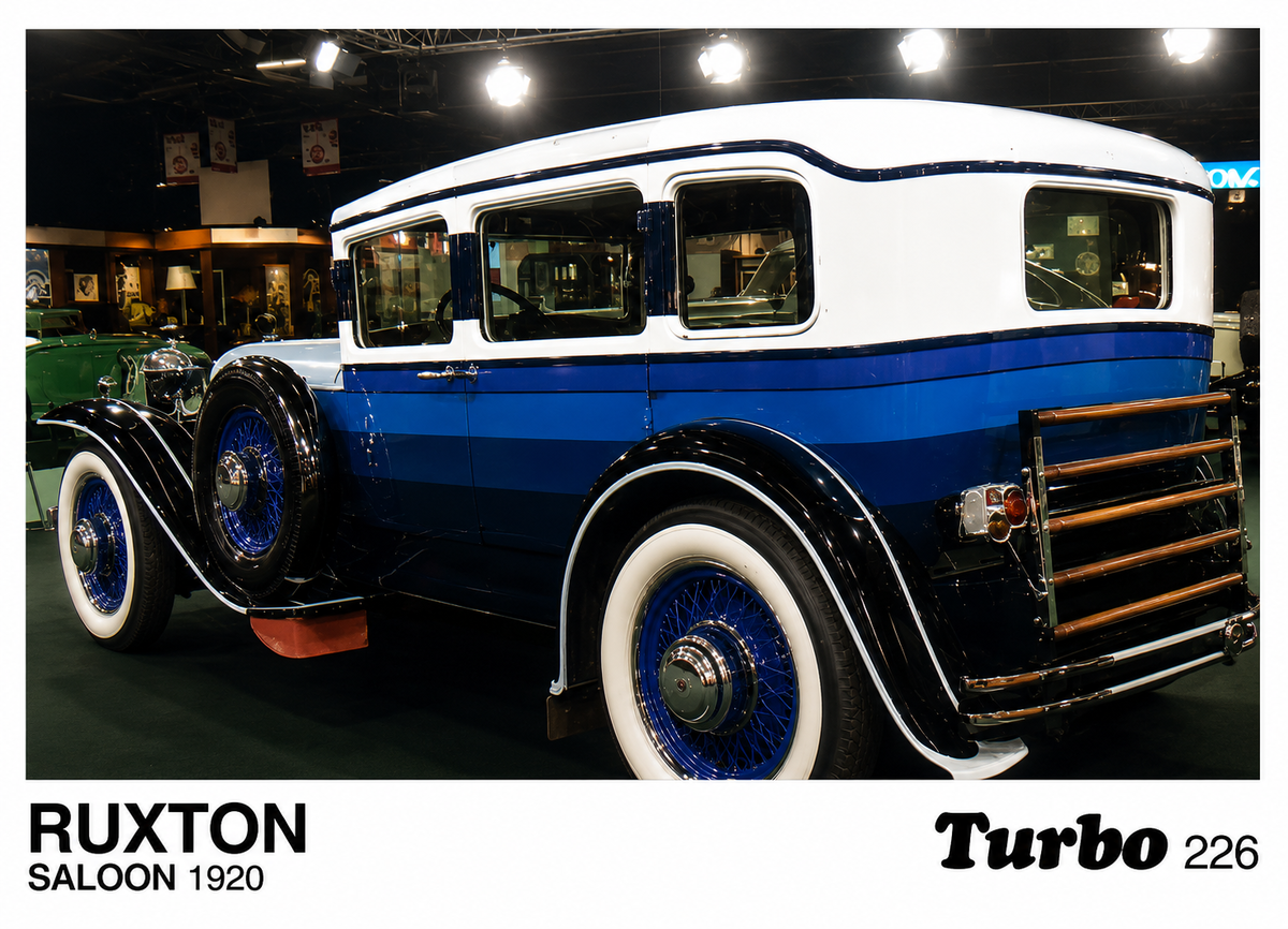 Вкладыш №226 — Ruxton Saloon 1930, восстановленное изображение