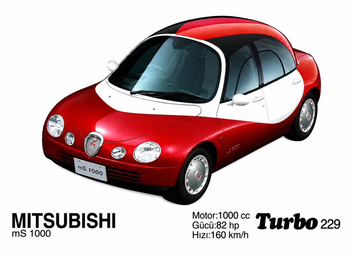 Вкладыш №229 — Mitsubishi mS 1000, восстановленное изображение