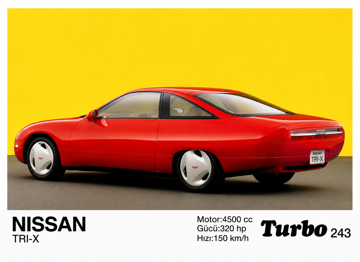Вкладыш №243 — Nissan Tri-X, восстановленное изображение