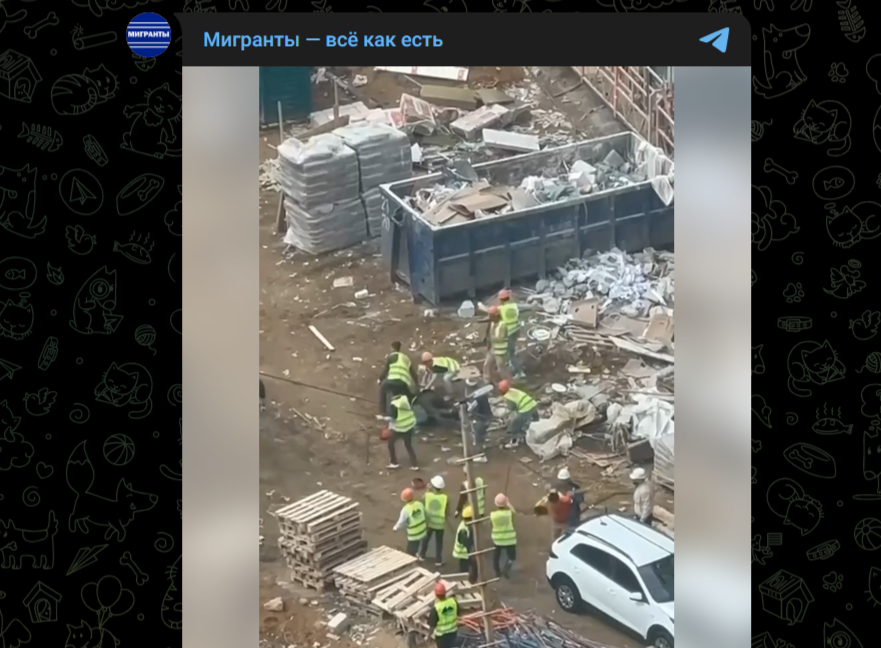Фото: Telegram-канал "Мигранты - всё как есть"