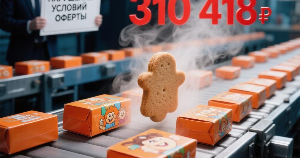 ⚖️ Продавал печенье с Фиксиками без упаковки? Суд взыскал 310 418 ₽ по данным mpstats