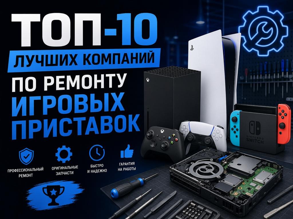 Компании по ремонту игровых приставок 2026