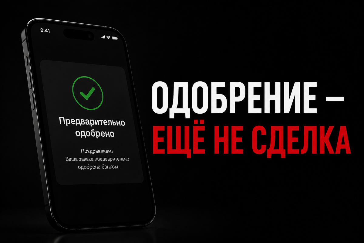 Самая большая ошибка думать, что ипотека уже "в кармане".