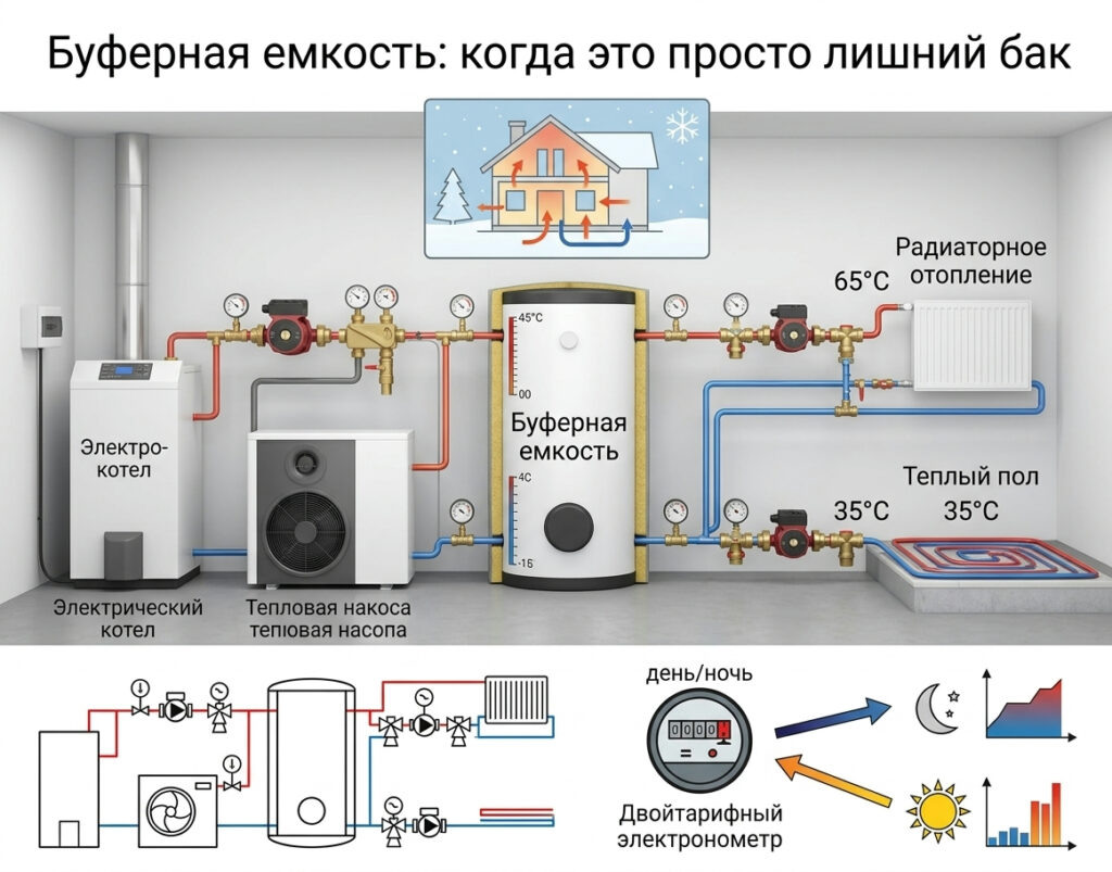    bufernaya-emkost-v-sisteme-otopleniya-sekrety-ekonomii-i-effektivnosti Максим Дмитриев