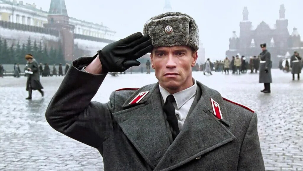 Съемки фильма "Красная жара"