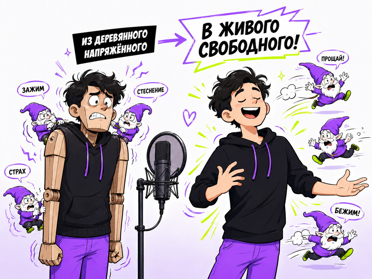 Дерево - это хорошо, но не когда это ваше тело, а вам нужно голосом работать.