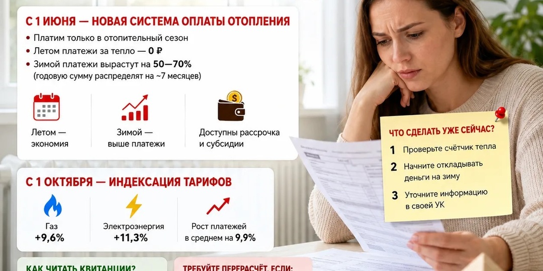 🔥 Внимание, важные новости по ЖКУ в 2026 году! 🔥